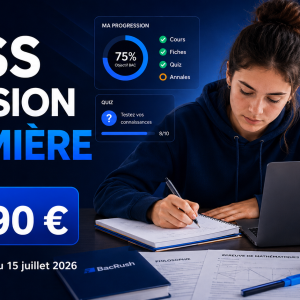 BacRush Première — Pass Révision Première